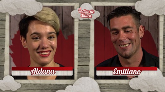 Índice de Match: Aldana y Emiliano