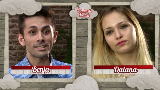 Índice de Match: Benjamín y Daiana