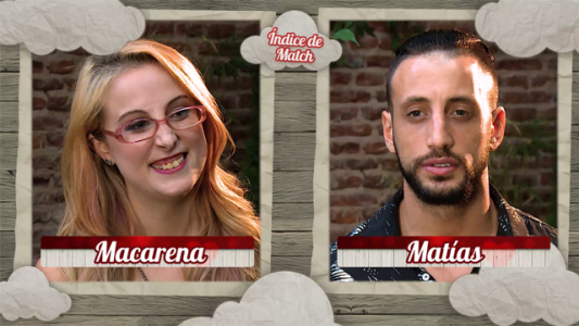 Índice de Match: Macarena y Matías