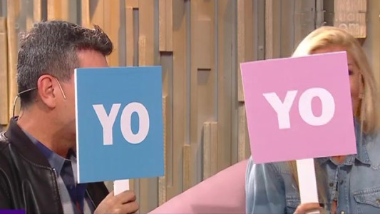 Juego de coincidencias entre Cherutti y su mujer Fabiola