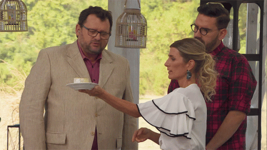 Christophe: "Esto está difícil de comer"