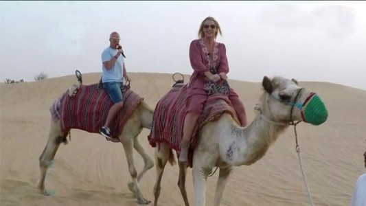 La accidentada travesía de Marley y Carina por el desierto