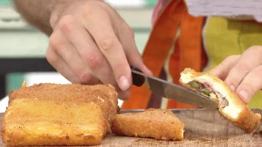 Milanesitas de muzzarella rellenas