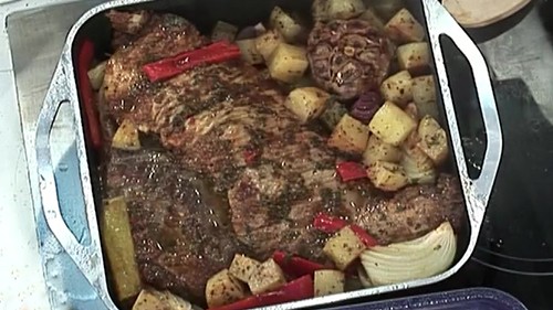 Vacío a la criolla con papas