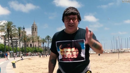 Beto Rufino se animó al nudismo