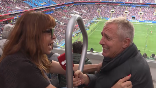 Lizy y Marley en la inauguración del Mundial