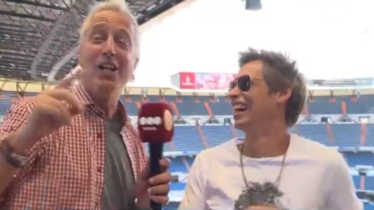 Carlos Baute nos mostró el Santiago Bernabeu