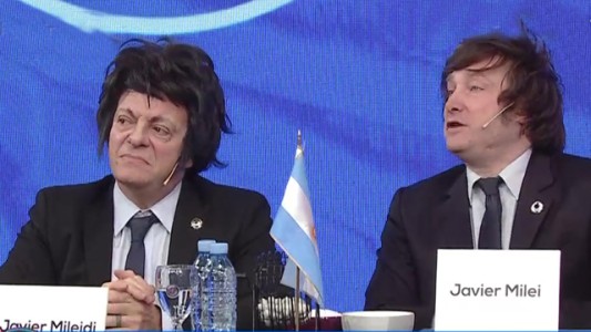 Milei y Mileidi cara a cara