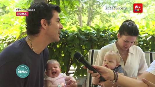 ¡Juan Manuel Urtubey e Isabel Macedo presentan a su hija!