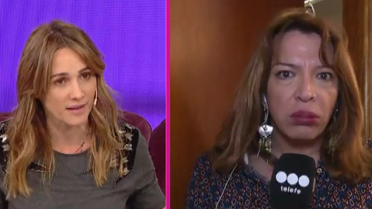 Tensión en el móvil con Lizy Tagliani