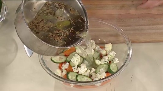 Conserva rápida de vegetales