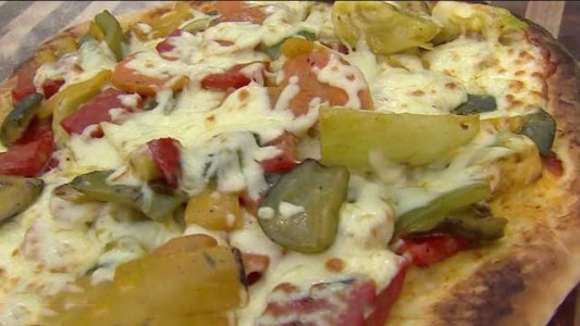 Pizza de vegetales