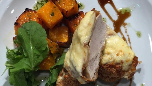 Suprema a la suiza con calabaza