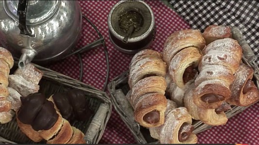 Megacañoncitos de dulce de leche