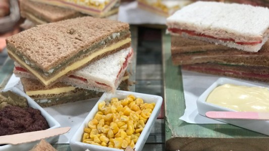Sandwiches de miga caseros