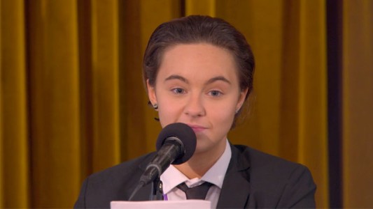 Las palabras de Juan en su egreso