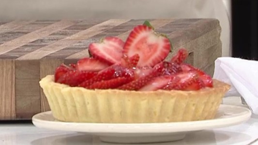 La mejor tarta de frutillas light