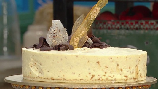 Torta helada para Navidad