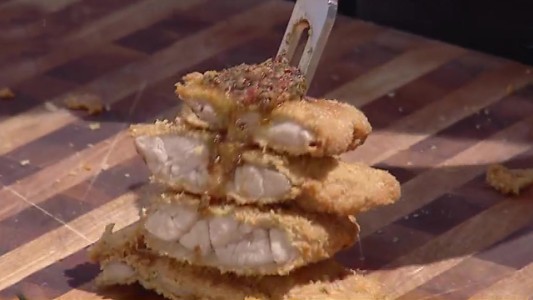 Increíble milanesa de molleja