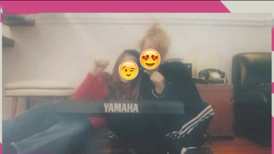 La foto retro de Jime Barón y Carla Peterson