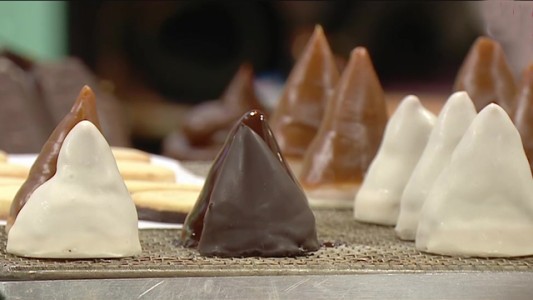 Conitos de dulce de leche con ingrediente secreto