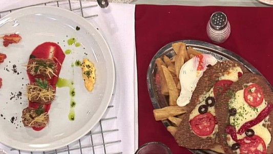 Milanesa a la napolitana a caballo