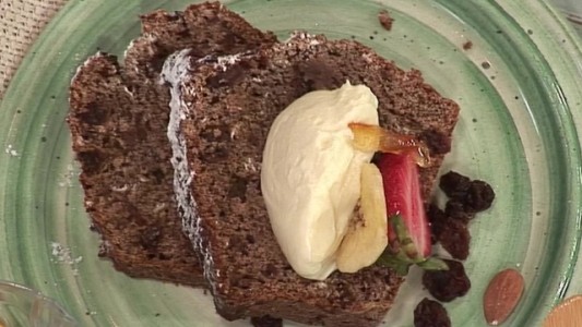 Budín de banana energético