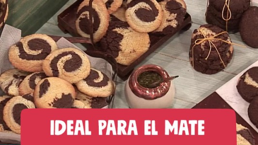 Clásicos polvorones marmolados