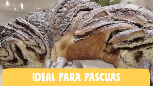 Increíble trenza de chocolate