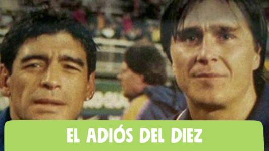 La despedida de Maradona a Julio César Toresani