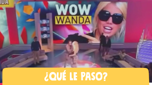 El increíble blooper de Wanda Nara
