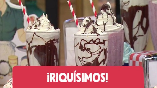 Milkshakes de dos sabores