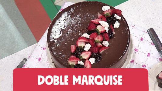 Torta doble Marquise de chocolate
