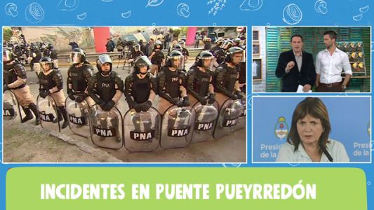 Patricia Bullrich: "Estamos hartos de estos paros generales"
