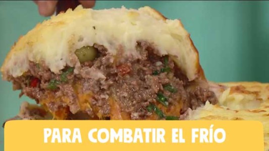 Pastel de papa y calabaza