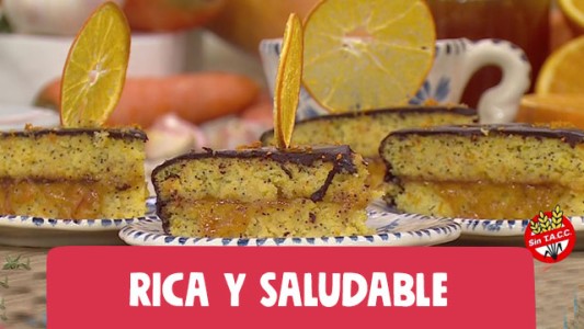 Torta de chocolate y naranja sin TACC