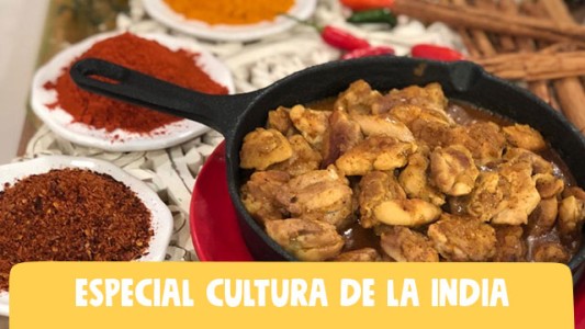 Espectacular curry de pollo hindú