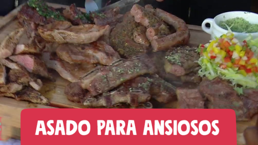 El desafío de tener un asado listo en 15 minutos