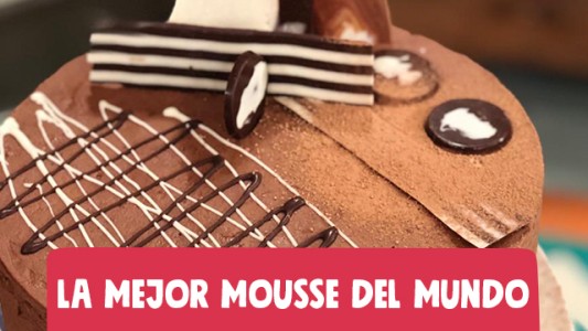 Torta de mousse y brownie