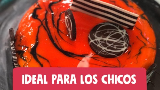 Torta espejo de chocolate