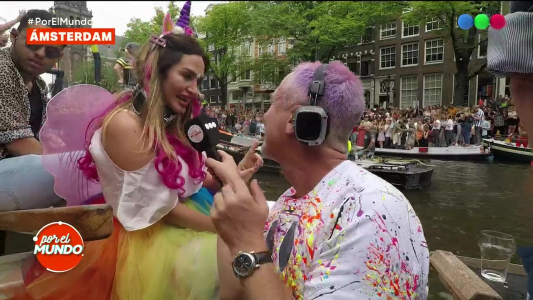 ¡Marley y Belén Francese en el Desfile de la inclusión en Ámsterdam!
