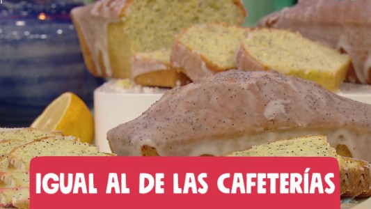 Budín de limón y amapola