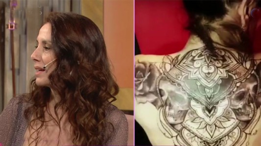 El impactante tatuaje de Viviana Saccone