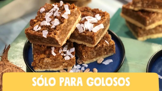 Bomba dulce de maní y dulce de leche