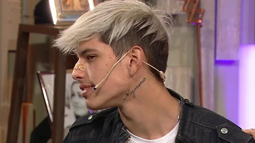 Los particulares tatuajes del hijo de Nazarena Vélez