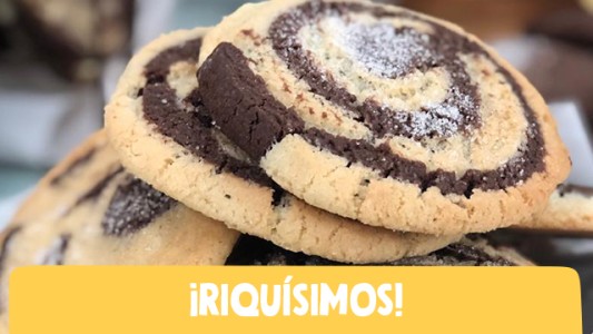 Polvorones marmolados caseros