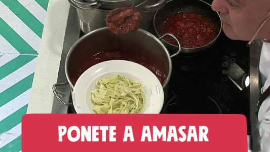 Tallarines caseros con estofado de asado