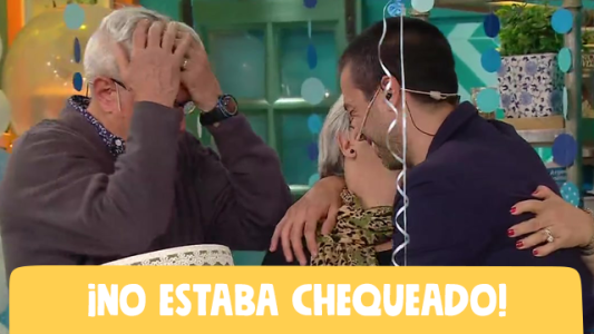 Increíble blooper de la mamá y el papá del Chino Leunis