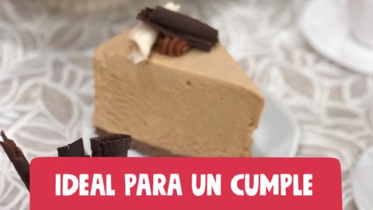 Deliciosa torta mousse de dulce de leche