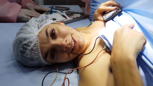 La curiosa manera en la que se grabó el parto de Victoria